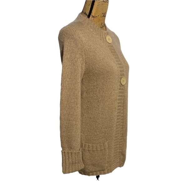 Sidney Gould Vtg Cardigan Sweater S M Mohair Long Big Buttons Its Pure Gould - Picture 3 of 5